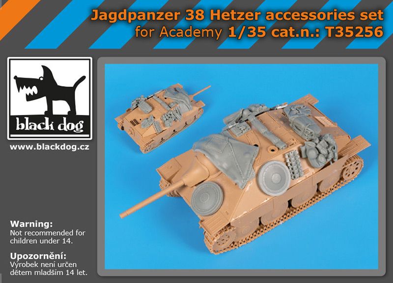 T35256 1/35 Jagdpanzer 38 Hetzer accessories set Blackdog
