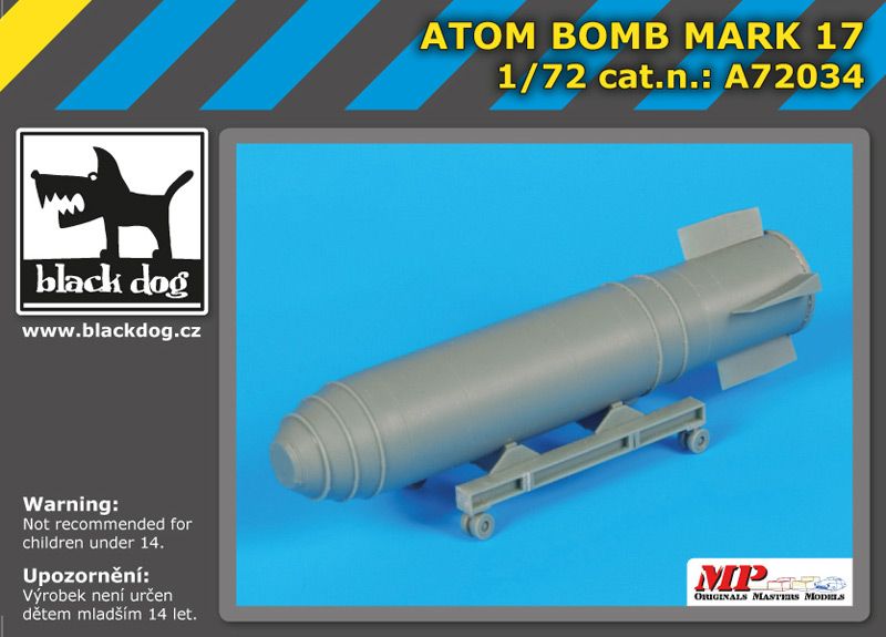 A72034 1/72 Atom bomb Mark 17 Blackdog