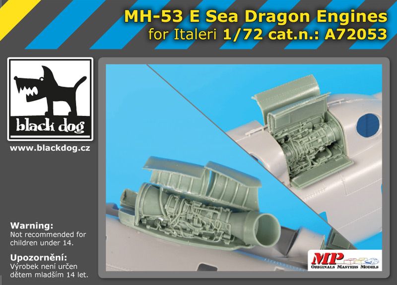 A72053 1/72MH-53E Sea Dragon Engines Blackdog
