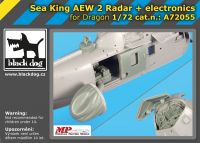 A72055 1/72 Sea King AEW 2 radar+electronics Blackdog