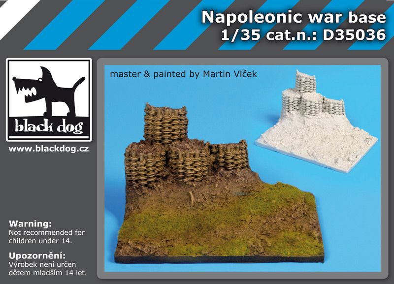 D35036 1/35 Napoleonic war base Blackdog
