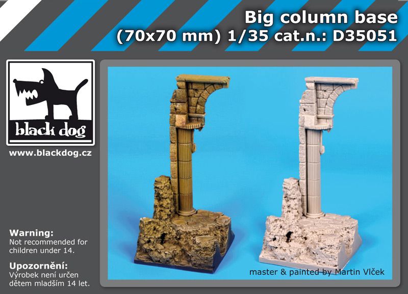 D35051 1/35 Big column base Blackdog