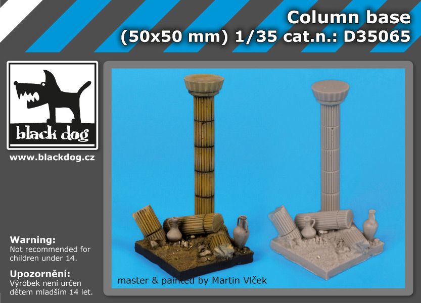 D35065 1/35 Column base Blackdog