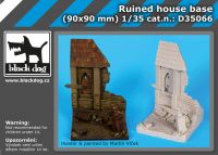 D35066 1/35 Ruined house base Blackdog