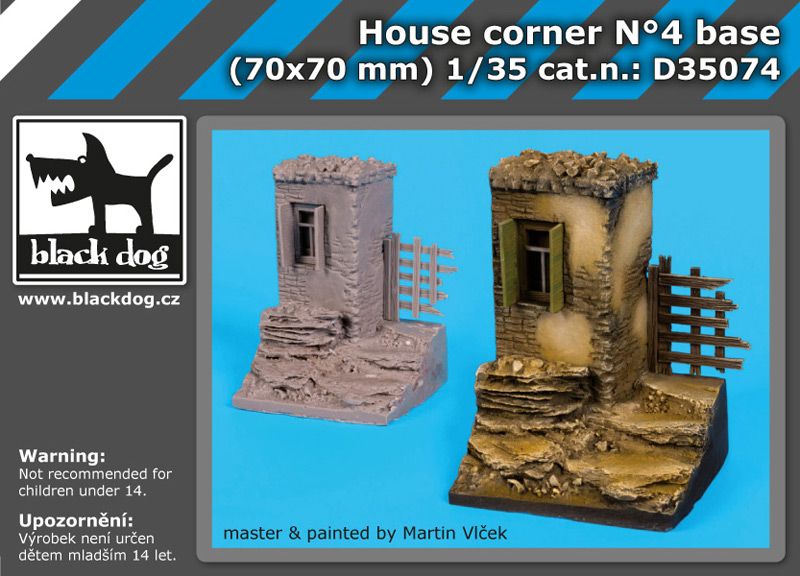 D35074 1/35 House corner N Blackdog