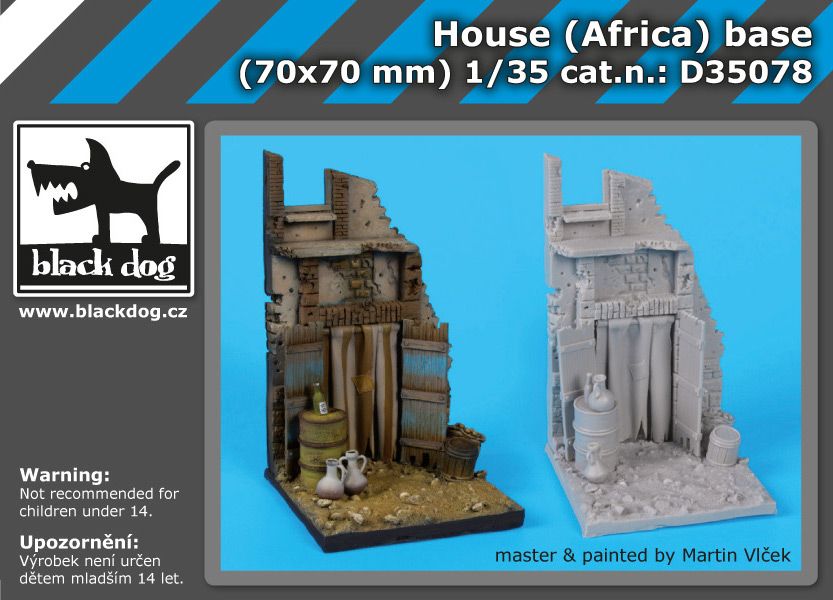 D35078 1/35 House (Africa)base Blackdog