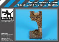 D35086 Ruined entrance base Blackdog