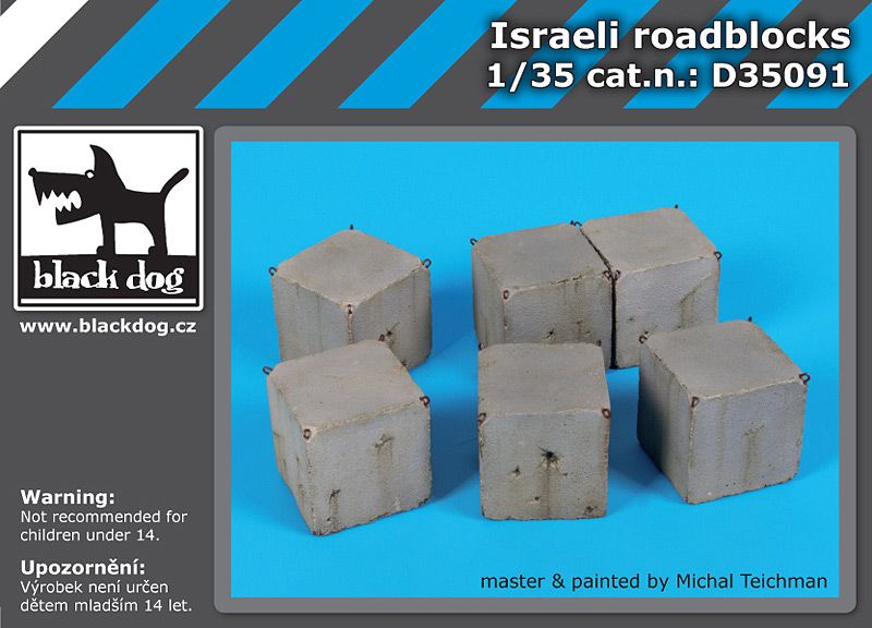 D35091 1/35 Israeli roadblocks Blackdog