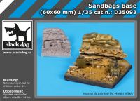 D35093 1/35 Sandbags base Blackdog