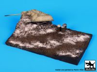 D72021 1/72 Destroyed Jagdpanzer base Blackdog