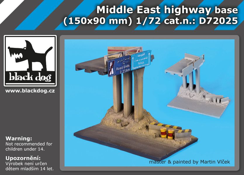 D72025 1/72 Middle east highway base Blackdog