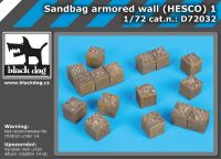 D72032 1/72 Sandbag armored wall (HESCO) 1