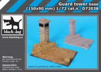 D72038 1/72 Guard tower base Blackdog
