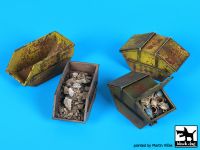 D72044 1/72 Rubble containers Blackdog