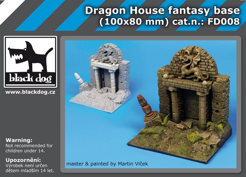 FD008 Dragon house fantasy base Blackdog