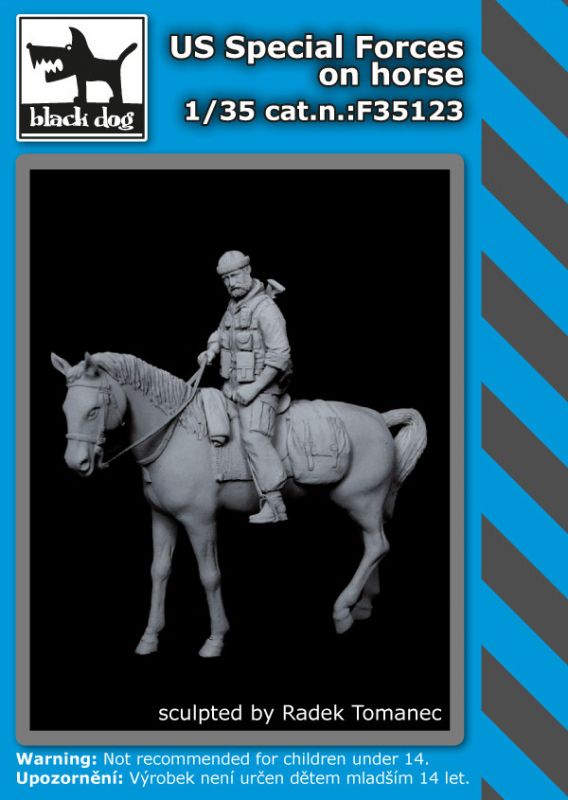 F35123 1/35 US Special forces on horse Blackdog