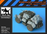 T35007 1/35 Staghound accessories set Blackdog