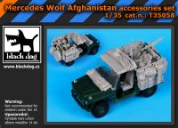 T35058 1/35 Mercedes Wolf Afganistan accessories set Blackdog