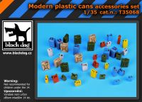 T35068 1/35 Moder plastic cans accessories set Blackdog