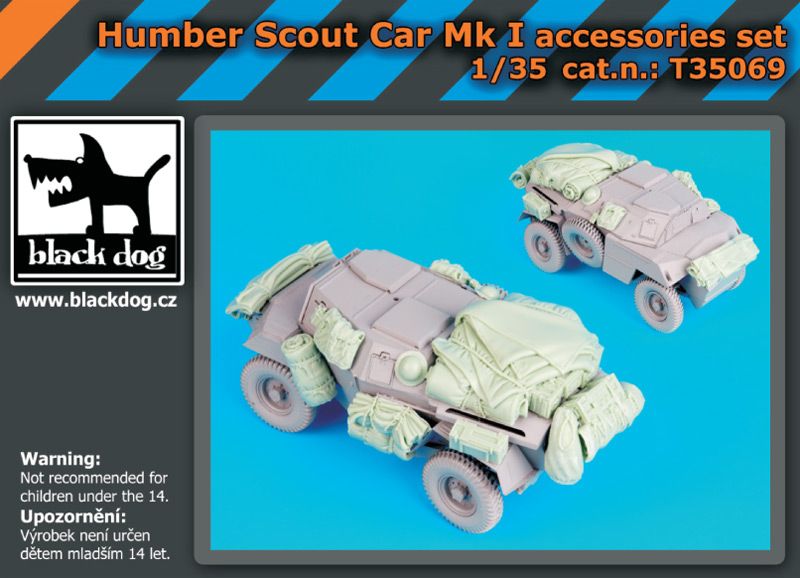 T35069 1/35 Humber Scout car Mk I accessories set Blackdog