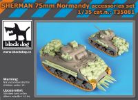 T35081 1/35 Sherman 75mm Normandy accessories set Blackdog