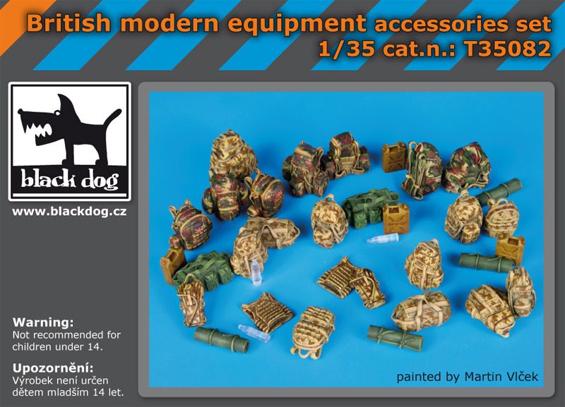T35082 1/35 British modern equipment accessories set Blackdog