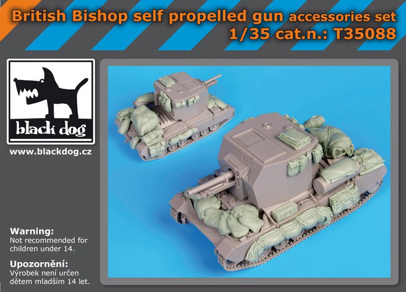 T35088 1/35 British Bishop accessories set Blackdog