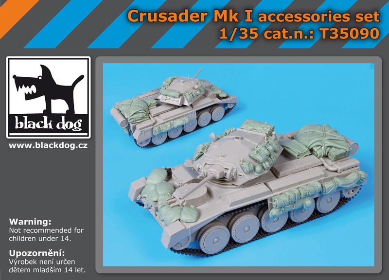T35090 1/35 Crusader Mk I accessories set Blackdog