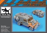 T35093 1/35 Land Rover Defender Snatch Barracuda big set Blackdog