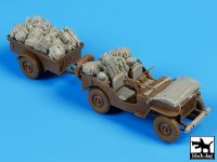 T35097 1/35 Us Jeep airborne before drop accessories set Blackdog