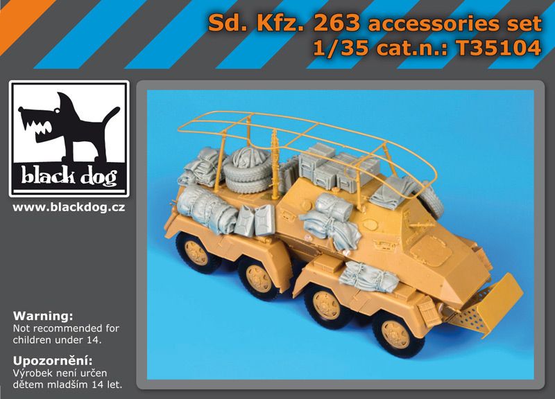 T35104 1/35 Sd Kfz 263 accessories set Blackdog