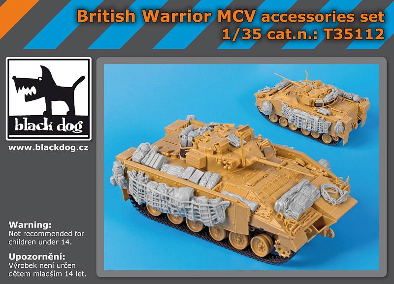 T35112 1/35 British Warrior MCV accessories set Blackdog
