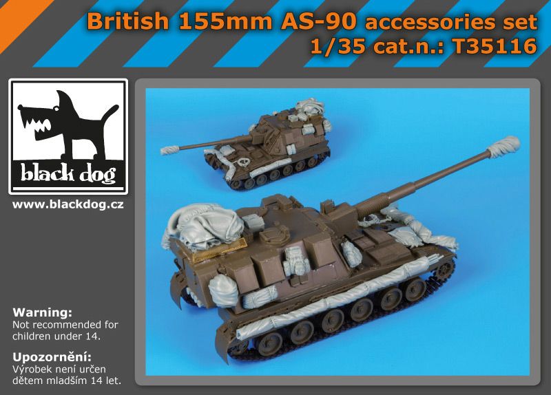 T35116 1/35 British 155mm AS 90 accessories set Blackdog
