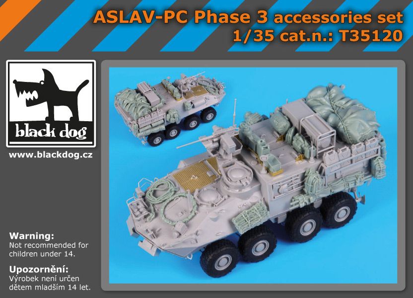T35120 1/35 ASLAV -PC Phase 3 Blackdog