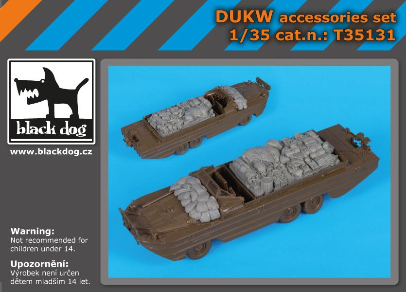 T35131 1/35 DUKW accessories set Blackdog