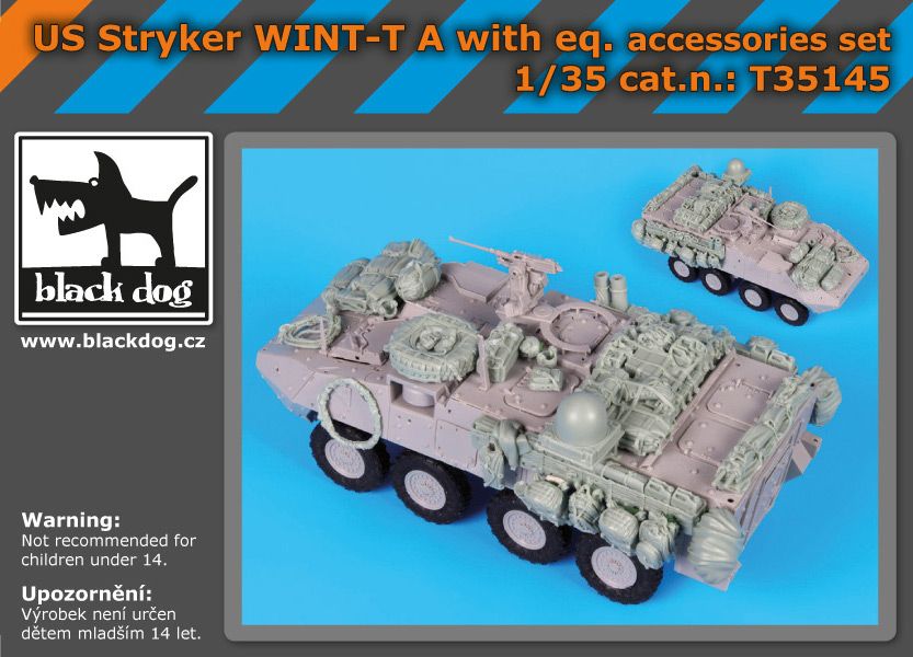 T35145 1/35 US Stryker WINT-T A plus equipment set Blackdog