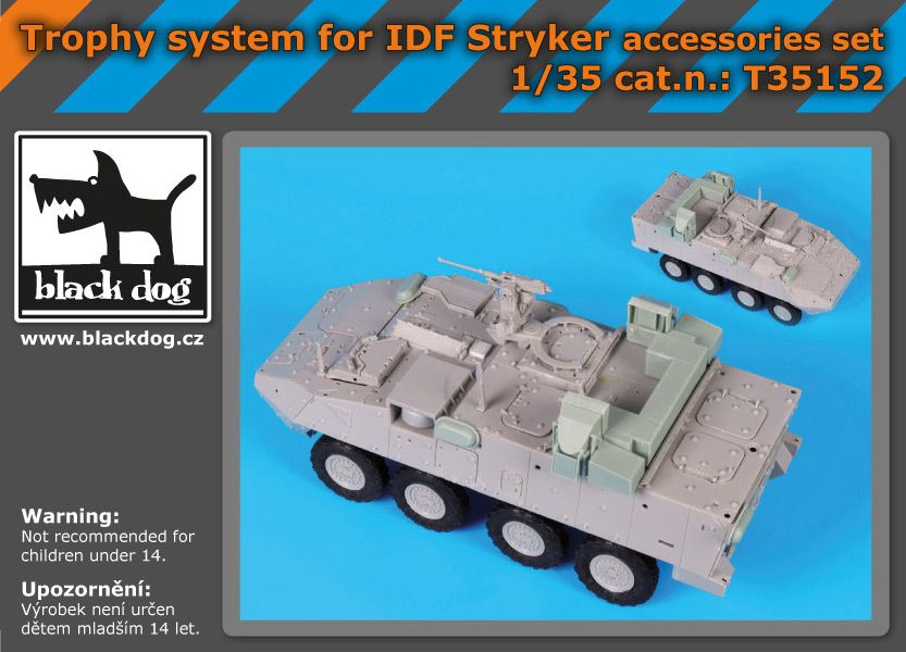 T35152 1/35 Trophy systém for IDF Stryker Blackdog
