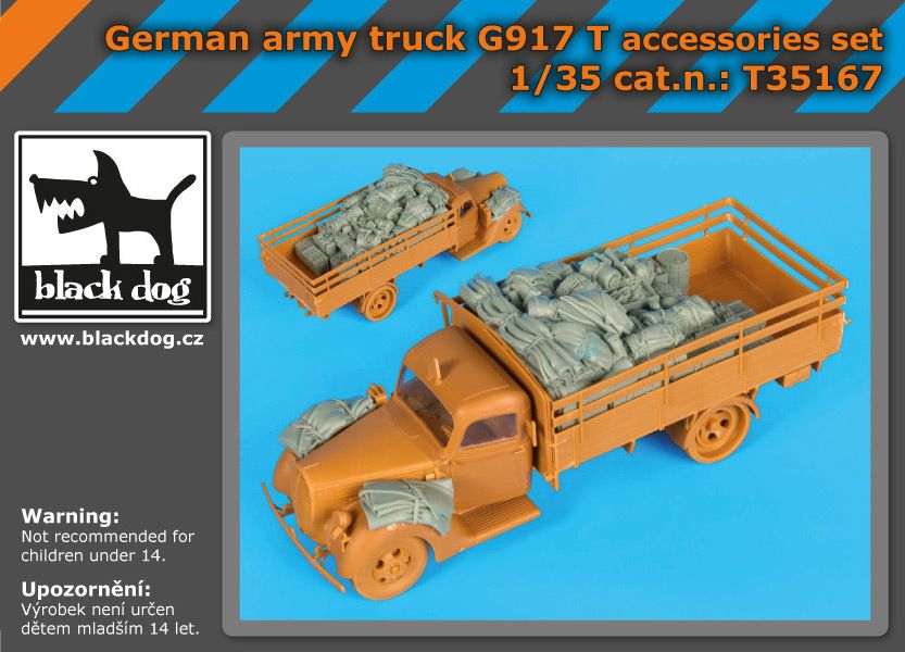 T35167 1/35 German army truck G917 T accessories set Blackdog