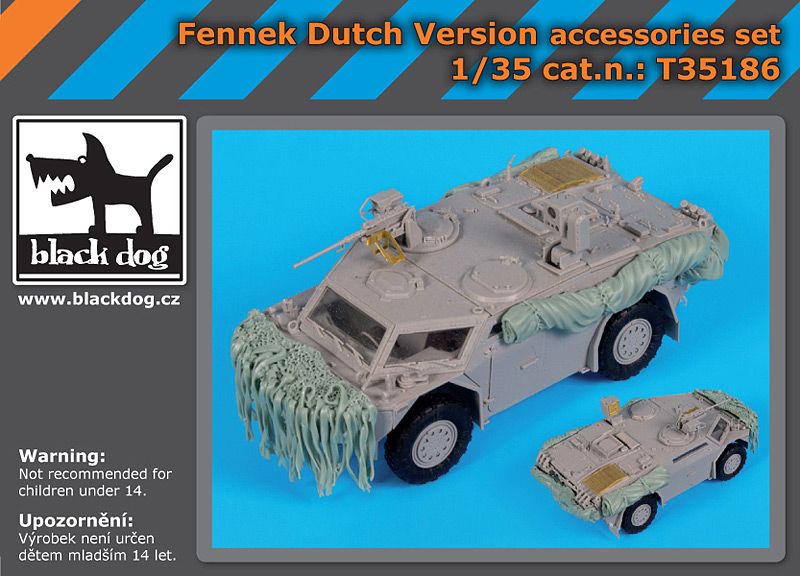 T35186 1/35 Fennek Dutch version accessories set Blackdog