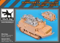 T35194 1/35 Schneider CA accessories set Blackdog