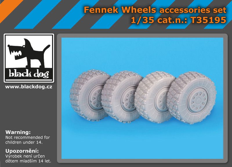 T35195 1/35 Fennek wheels accessories set Blackdog