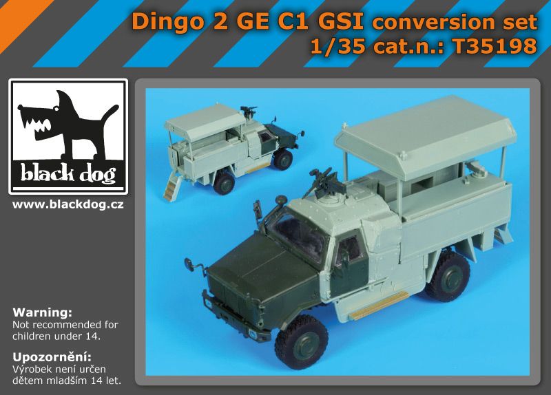 T35198 1/35 Dingo 2 GE C1 GSI conversion set Blackdog