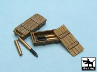 T48014 1/48 King Tiger ammo boxes Blackdog
