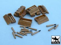 T48015 1/48 Panther ammo boxes Blackdog