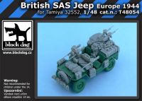 T48054 1/48 British SAS Jeep Europe 1944 Blackdog