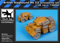 T48060 1/48 British Staghound Mk III accessories set Blackdog