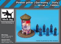 T48062 1/48 Poster pillar Germany-Italy Blackdog